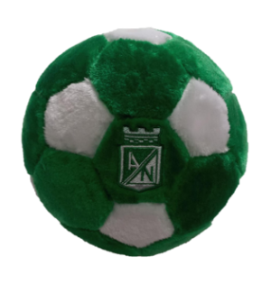 Balón de Peluche Atlético Nacional – Suave y Decorativo
