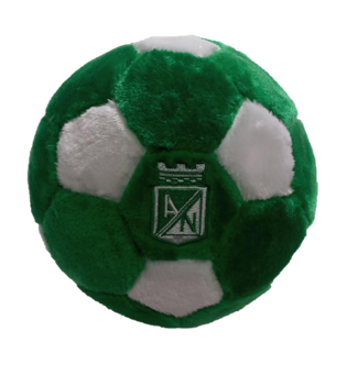 Balón de Peluche Atlético Nacional – Suave y Decorativo